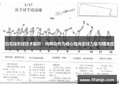 羽毛球杀球技术解析：转胯动作为核心提高击球力量与精准度